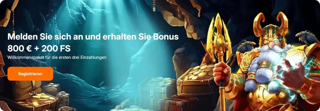 800€ + 200 Freispiele